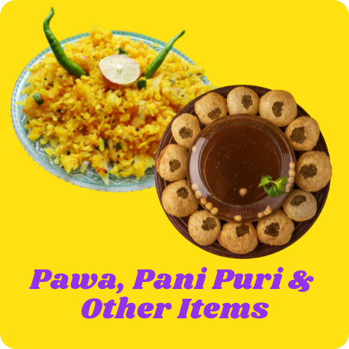 Pawa Pani Puri & Other Items